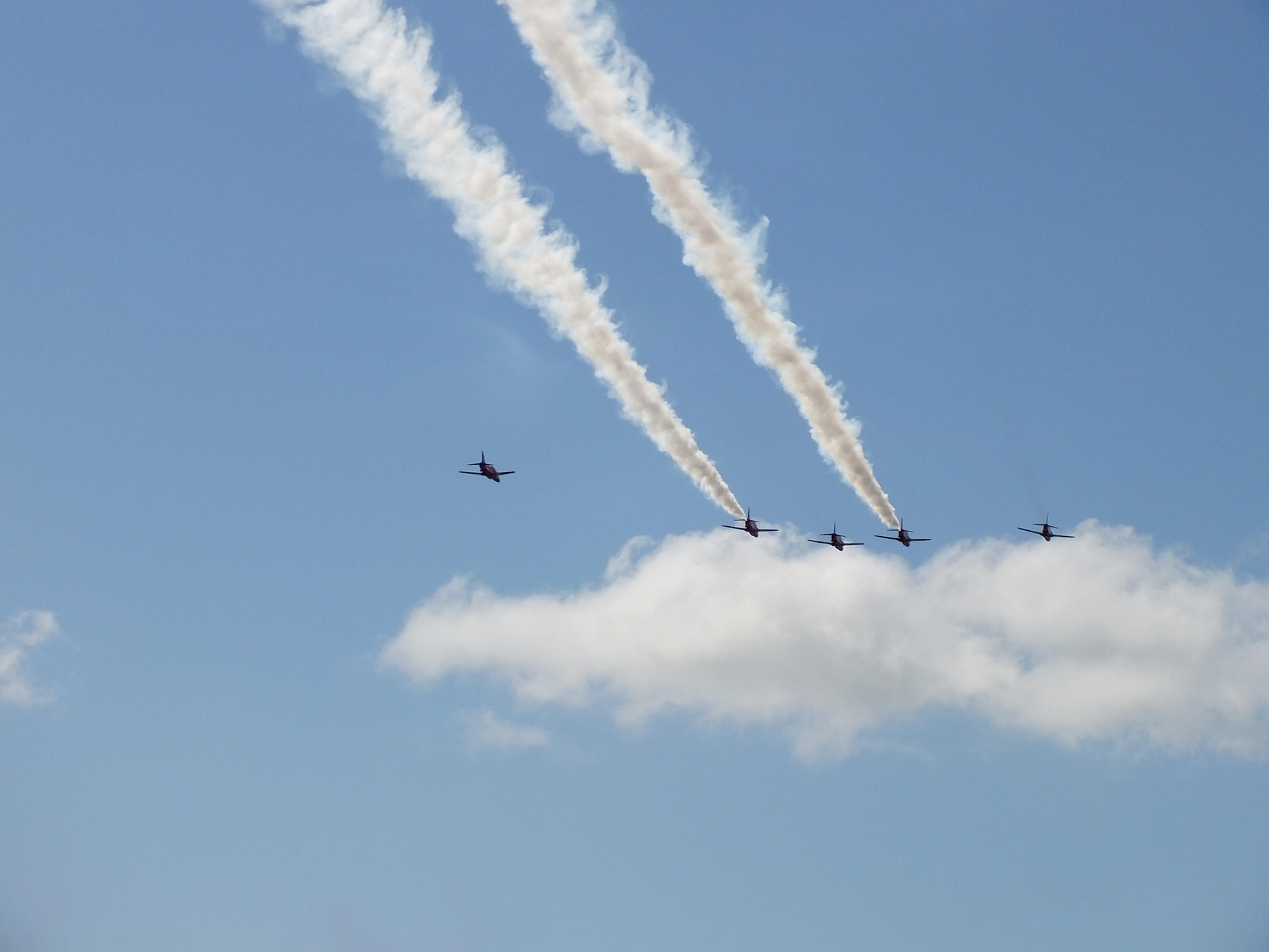Red Arrows Smoke on
